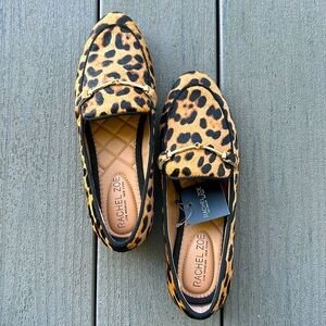 RACHEL ZOE SHOES | LEOPARD PRINT | LEATHER | SIZE 7M